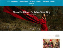 Tablet Screenshot of nomadscribblings.com